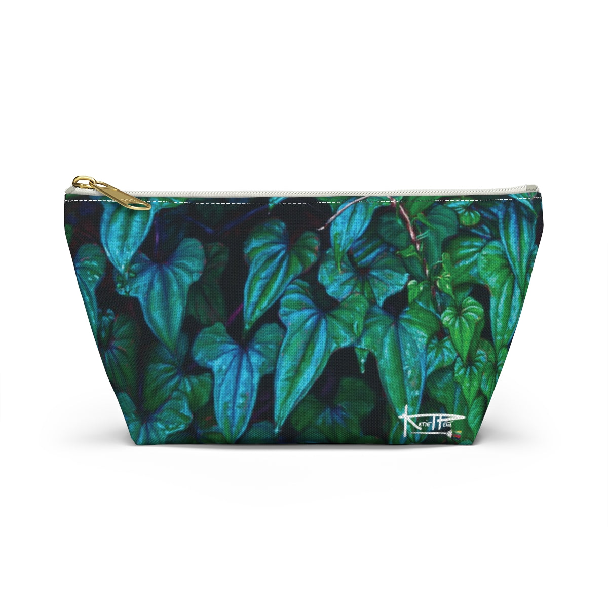 Botanical Art Zippered Accessory Pouches