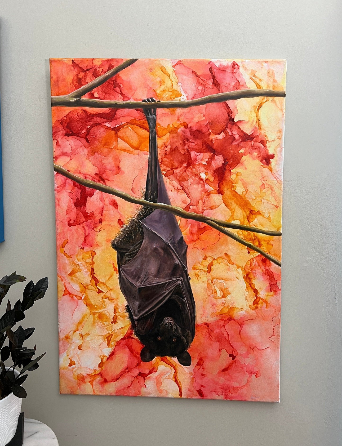 Hangin' n' Creepin' Oil Painting