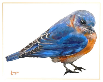 Bird Prints (Gold Border)