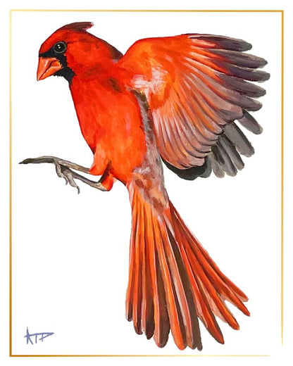 Bird Prints (Gold Border)