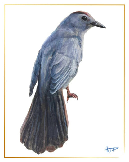 Bird Prints (Gold Border)