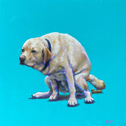 Dogs Dooin' (8 x 8") Canvas Prints