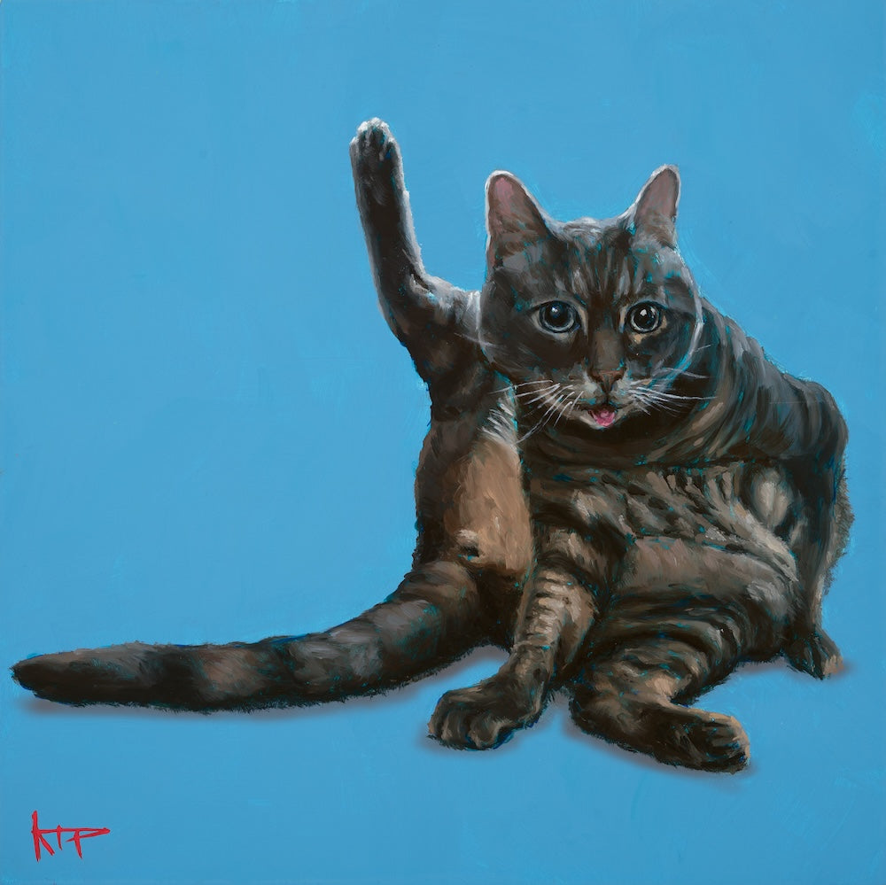 Cats Cleanin' Archival Prints