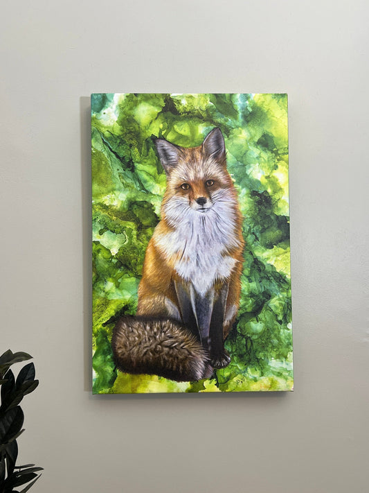 'Floof Sees Into Your Soul' Canvas Print (16x24")