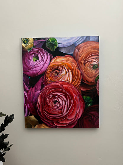 Ranunculus II Oil Painting