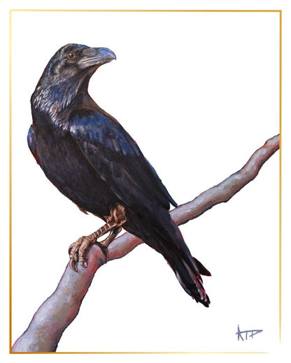 Bird Prints (Gold Border)