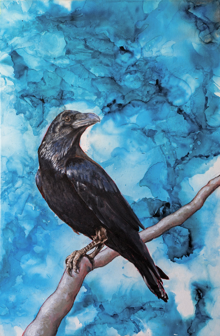 'The Raven' Oil Painting