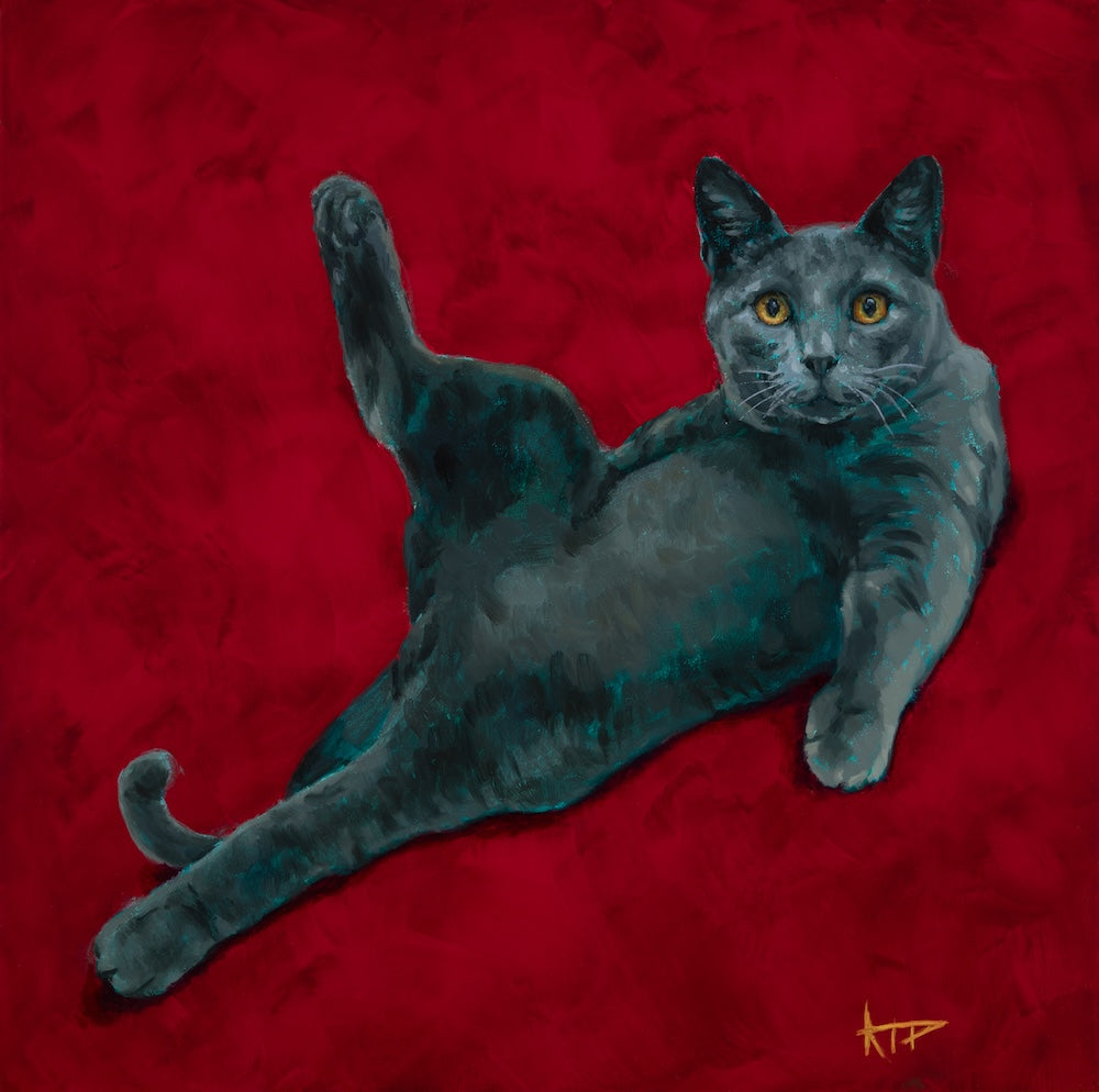 Cats Cleanin' Archival Prints