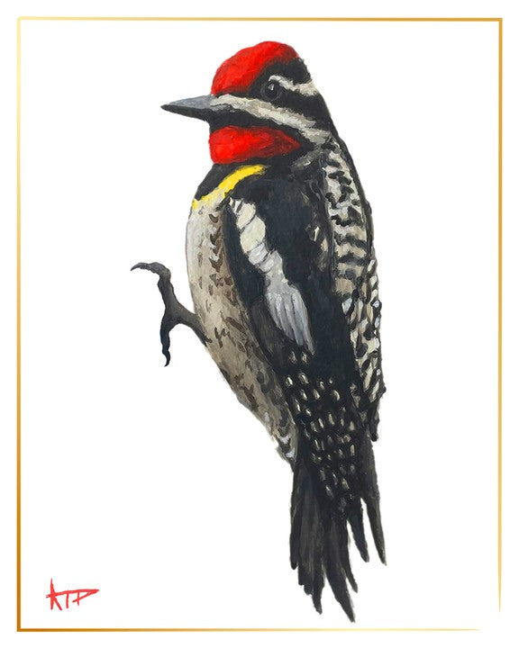 Bird Prints (Gold Border)