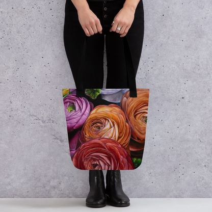 Ranunculus Flowers Tote Bag