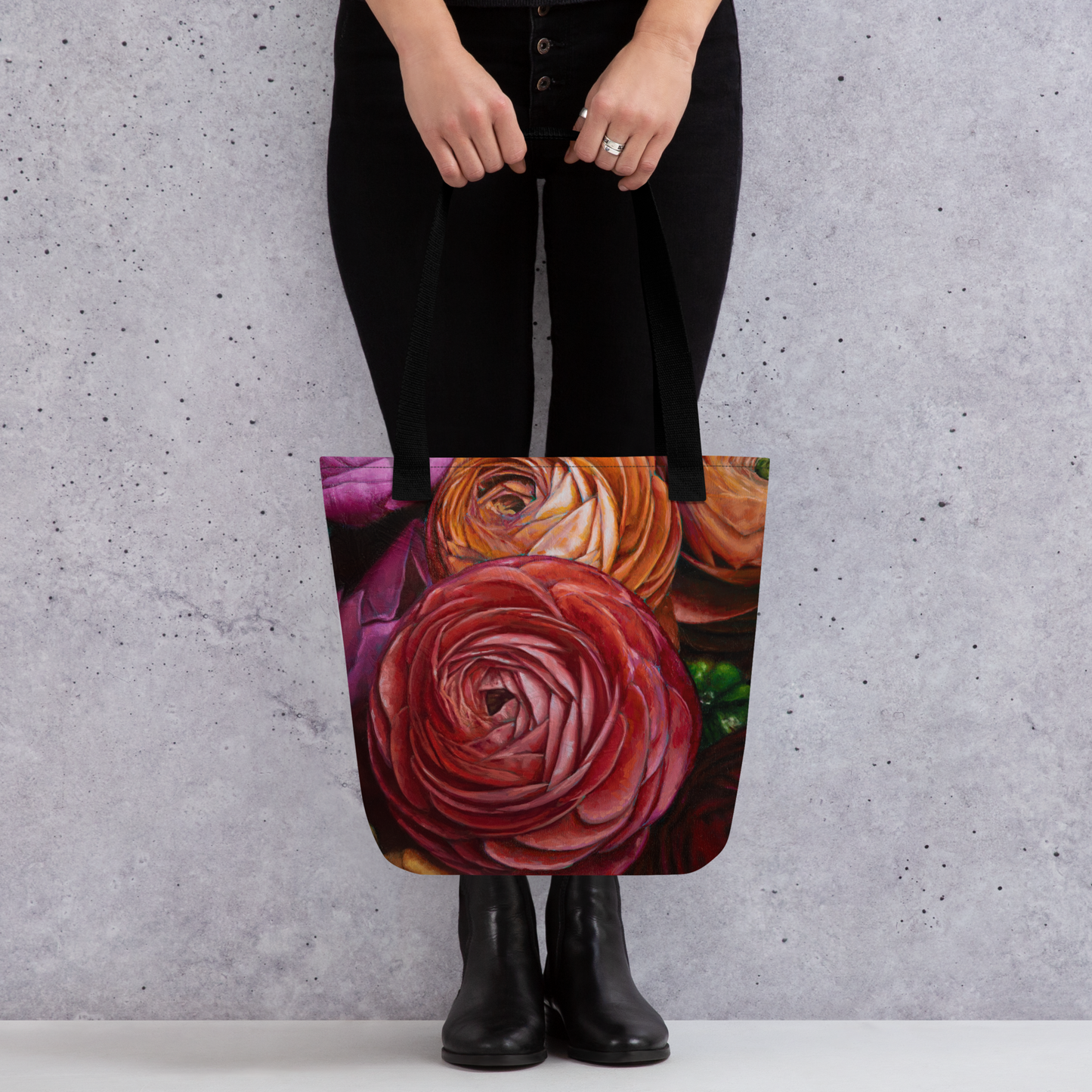 Ranunculus Flowers Tote Bag